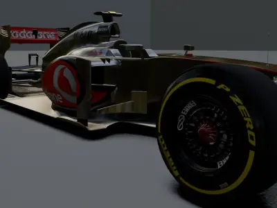 Mercedes Mclaren Formula 1 3D model