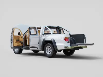 DOSCH 3D - Car Details - Electric Pick-Up 3D model