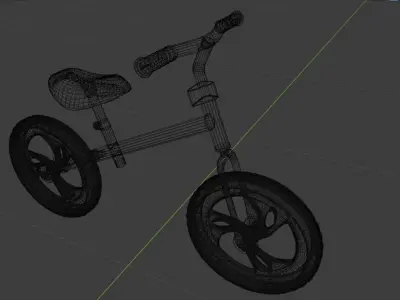 bicycle for kids 3D model
