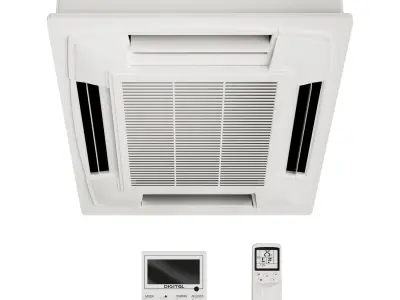 Cassette air conditioner 3D model