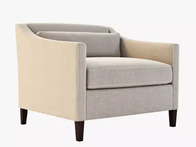 Bolier Domicile Lounge Chair 62045 3D model