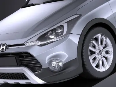 Hyundai i20 Active 2017 VRAY 3D model
