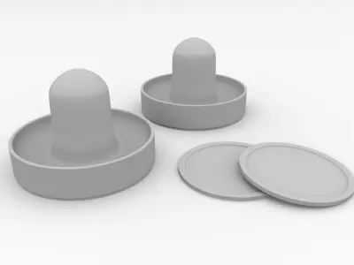 Air Hockey Paddle 3D model