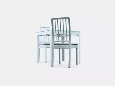 EKEDALEN - EKEDALEN Table and 2 chairs 2 Low-poly 3D model