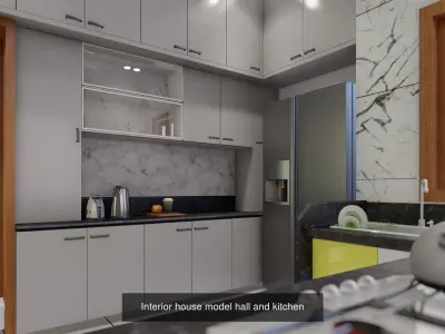 Interior design of bedroom 3D Model Collection