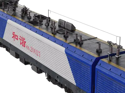 China Railways HXD2 3D model