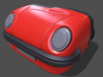 PBR Turbo Tomy Retro Toy  3D model