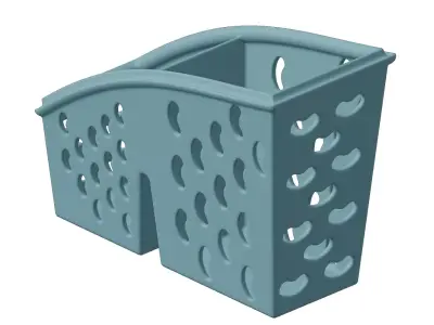 Plastic Stationery Objects Holder Toy 3D model