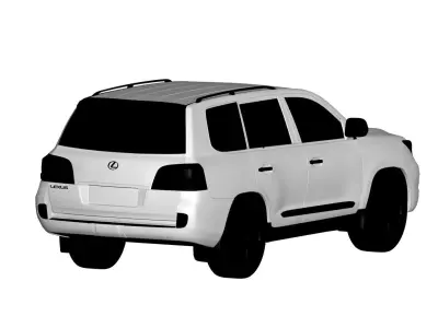 Lexus LX  3D model purchase