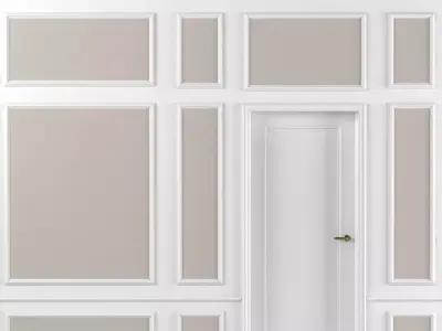 Selection moldings 2 Low-poly 3D model