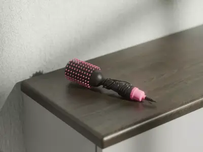 Hair Brush 3D model