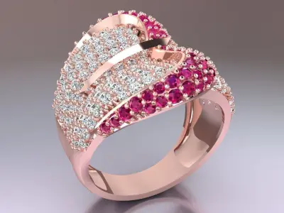 Diamond Ring  - N3896 3D print model