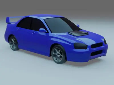 Subaru Impreza WRX STi 2004 3D model