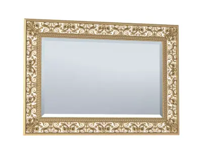 Classic mirror with facet 3D model