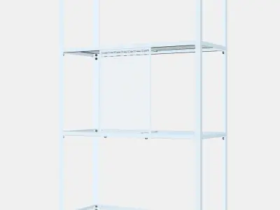 BAGGEBO shelving unit 1 3D model