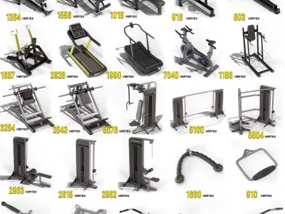 GYM - AAA Low-poly 3D model