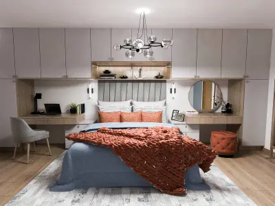 MODERN BEDROOM DESIGN 3D model