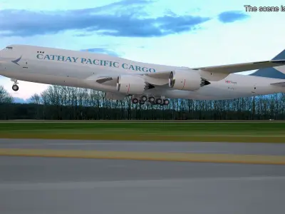  Boeing 747-8 Cathay Pacific Cargo Aircraft 
