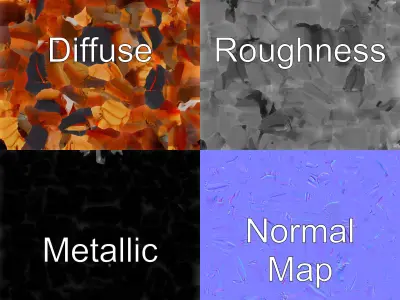 Coconut Crab Tropical Design model pack Low-poly 3D model