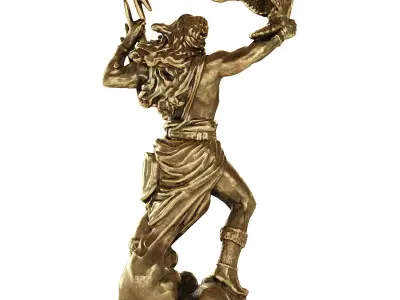 zeus statue 2 3D model
