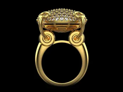 Ring GUCCI 3D print model