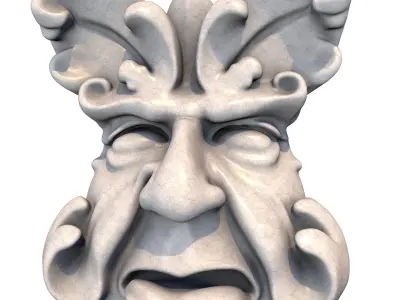 Green Man - 6 Models 3D Model Collection