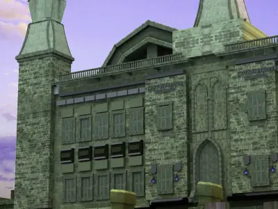 gothic castle 3D model