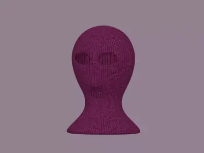Ski Cycling Mask 3D model