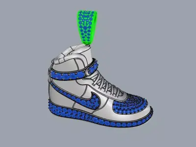 nike air jordan pendant 3D print model