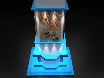 Decoration columns design a286  3D model