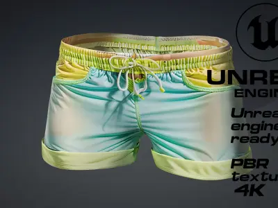 Detailed Swinsuit PBR 4k Low-poly 3D model