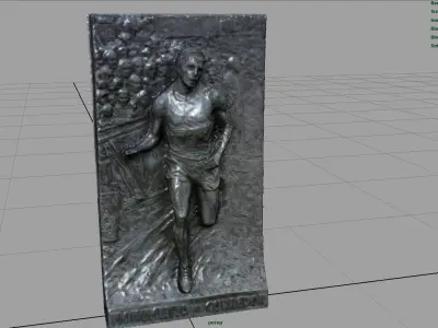 The Runner Monument 3D model