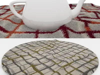 Rugs No 29 Low-poly 3D model