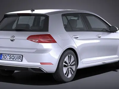 Volkswagen e-Golf 2017 3D model