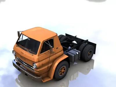 DODGE L700 TILT CAB TRUCK 1966 3D model