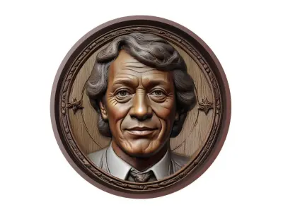 Marcelo Vieira Footballer Medallion 3D print model