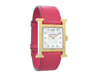 Hermes Womens Heure H Watch Low-poly 3D model