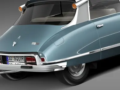 Citroen DS 1967-1975 3D model