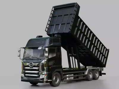 Hino Profia Dump Truck 3D model