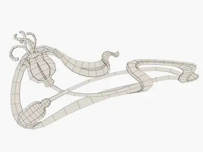 art nouveau decor for cnc 3D model