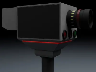 Traffic Vehicle Speed Control Unit 3D model