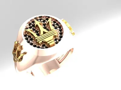 3d ring 3D print model