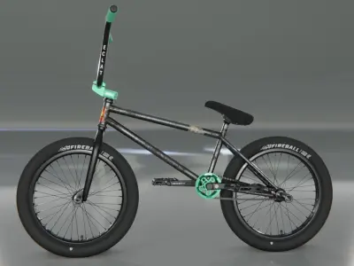 Realistic BMX Bike Bicycle BSD CULT ODYSSEY Street Dirt Skate  Free 3D model