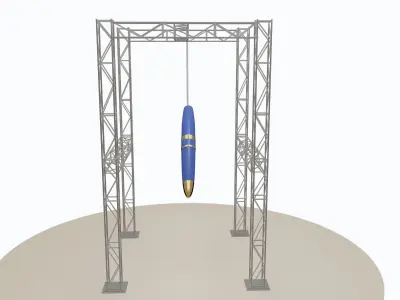 Theater Masquerade pencil Icon F23 3D model