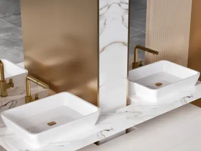 BATHROOM FURNITURE NO20 A 3D model