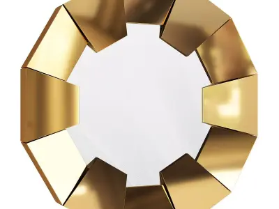 DARIAN GOLD MIRROR Low-poly 3D model