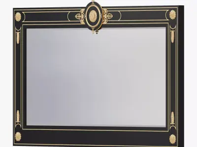 MARINER luxury FRAME RIVOLI Mirror Low-poly 3D model