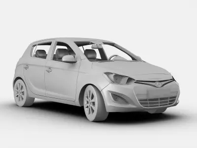 Hyundai i20 2013 3D model