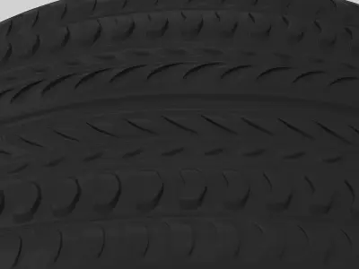 Wheels Tyre 1 3D model