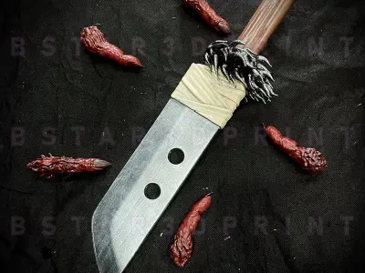 Slaugher Demon Blade - Yuji Itadori Weapon - Jujutsu Kaisen 3D print model